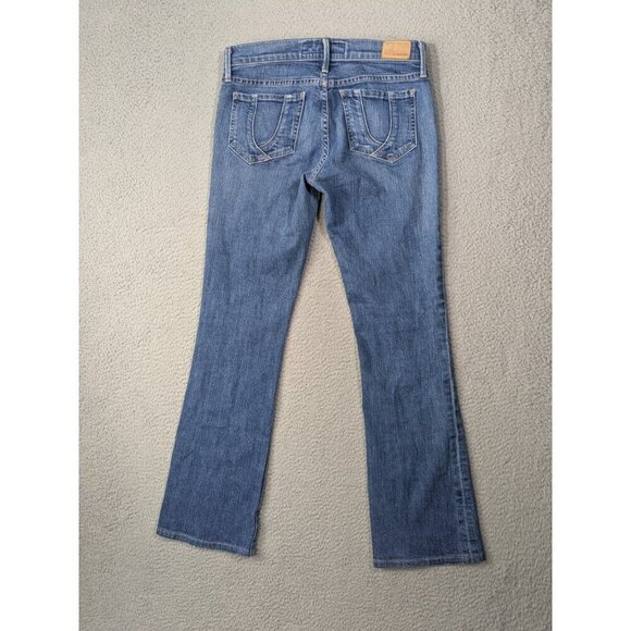 Goldsign Passion Jeans Womens 27 Blue Stretch Bootcut USA 5857 - Picture 2 of 16